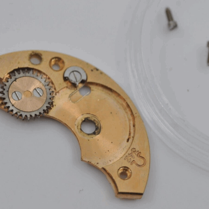 omega watch part 342-1001 barrel bridge and screws fits 342 movement