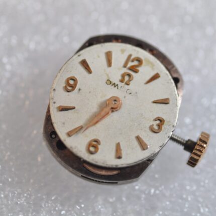 omega watch movement 483 dial stem used working
