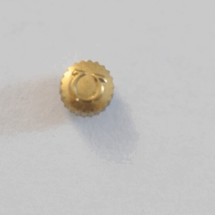 Omega watch crown 2.95mm tubus 1.6 fit stem 0.9mm 192.055 192.0043