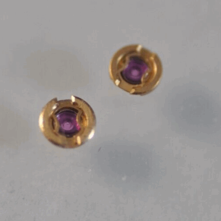 Omega Watch Part Incabloc Upper & Lower movement 1001 1002 1000-1347 1000-1346