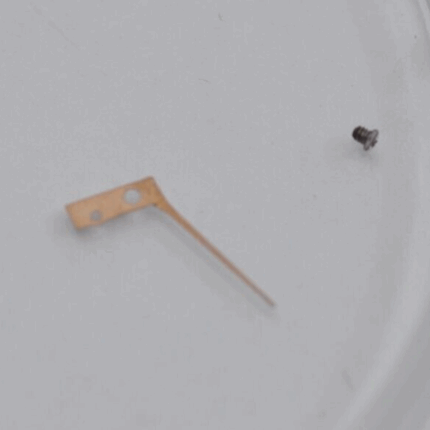 Omega watch part 470-1255 friction spring for sweep second pinion & screw