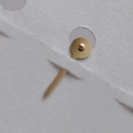 Omega Speedmaster second watch hand OEM 066TX3884 0.18mm Valjoux 7751 family NOS