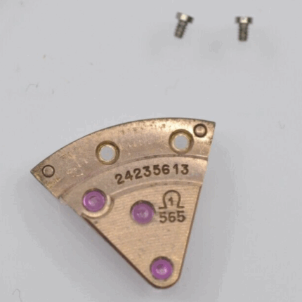 Omega watch part 565-1003 train wheel bridge fits 565 and screws 24xxx