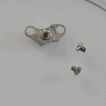 Omega watch part rotor axle 710-1400 and screws fits movement 711 712 NOS