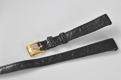 Omega Watch strap 11mm  Original Band Strap Black with Buckle New Old Stock (Z51