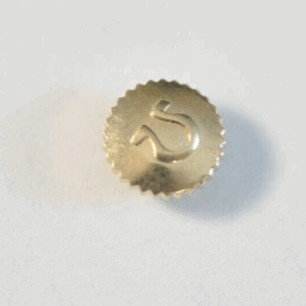 Omega watch crown 4.6mm Ladymatic fit stem 0.9mm