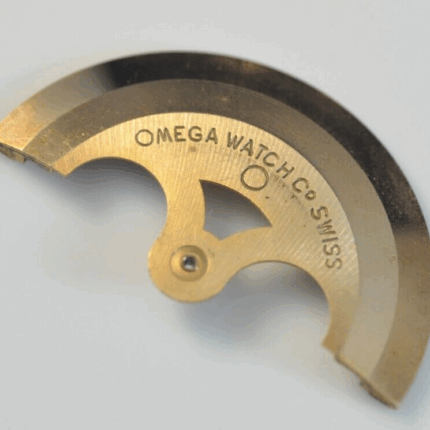 Omega watch movement part 563-1026 oscillating weight & gib of rotor 550-1451