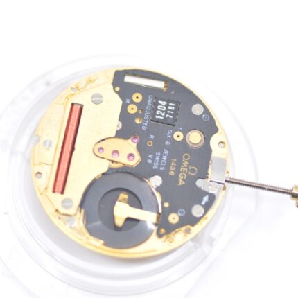 omega swiss watch movement 1436 date at 3 o'clock