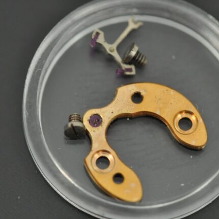 Omega watch movement 260-1005 pallet cock and 260-1316 anchor 260 30T2 used