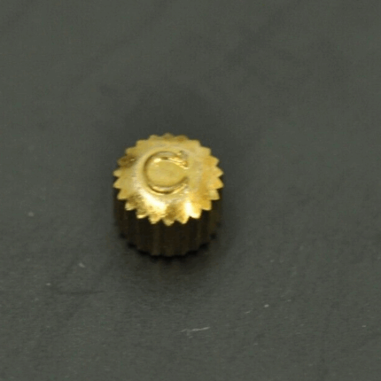 omega watch crown 4 mm fits 1 mm winding stem New Old Stock (X33)