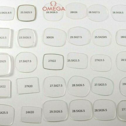omega watch glass crystals mineral many sizes -choose from list NOS