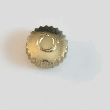 omega crown vintage 5mm Gold Plated Tube 2mm fit stem 0.9mm NOS