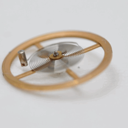 omega watch part 1010-1327 balance complete  (broken balance staff)